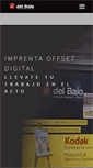 Mobile Screenshot of delbajo.net